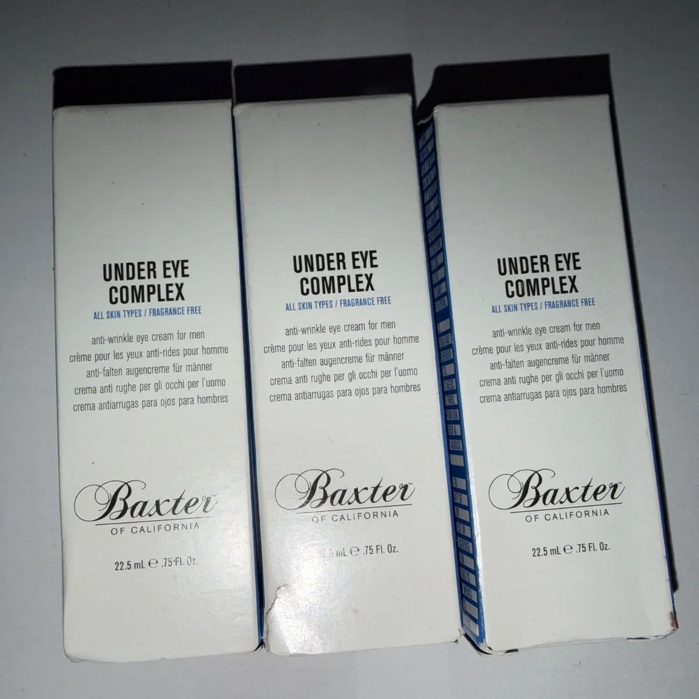 Baxter of California barber men Under Eye Complex New